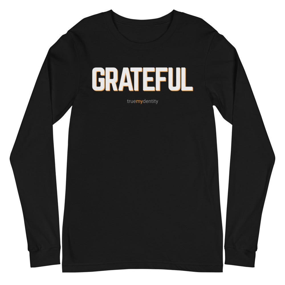 GRATEFUL Long Sleeve Shirt Bold Design | Unisex