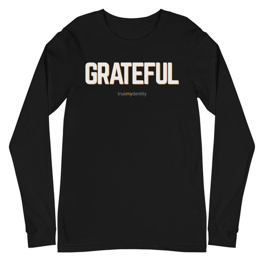 GRATEFUL Long Sleeve Shirt Bold Design | Unisex