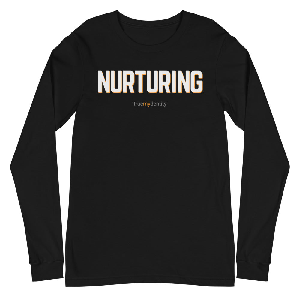 NURTURING Long Sleeve Shirt Bold Design | Unisex