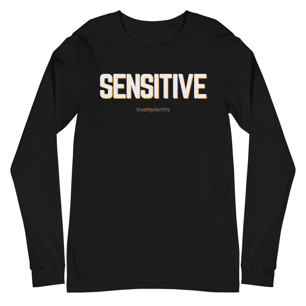 SENSITIVE Long Sleeve Shirt Bold Design | Unisex