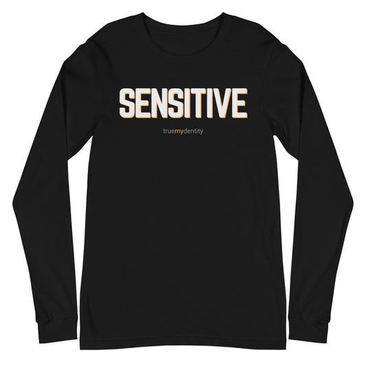 SENSITIVE Long Sleeve Shirt Bold Design | Unisex