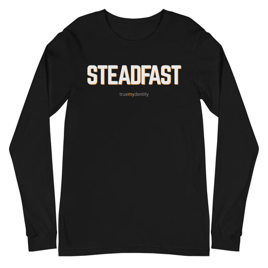 STEADFAST Long Sleeve Shirt Bold Design | Unisex