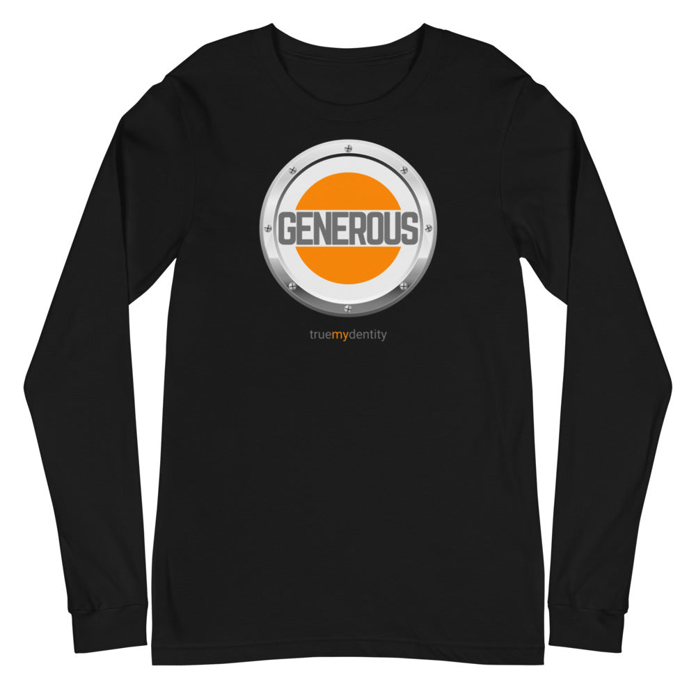 GENEROUS Long Sleeve Shirt Core Design | Unisex