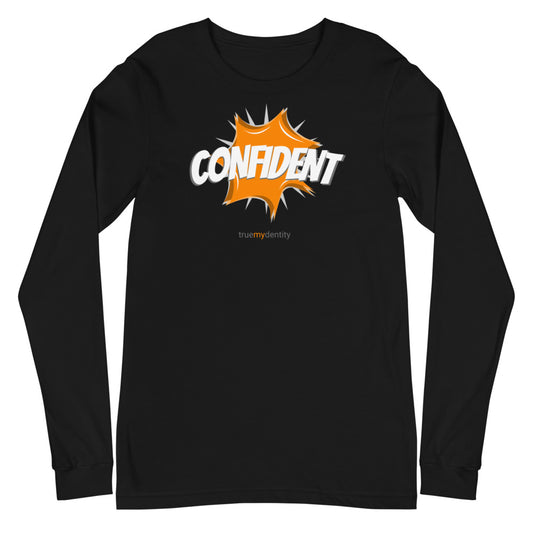 CONFIDENT Long Sleeve Shirt Action Design | Unisex