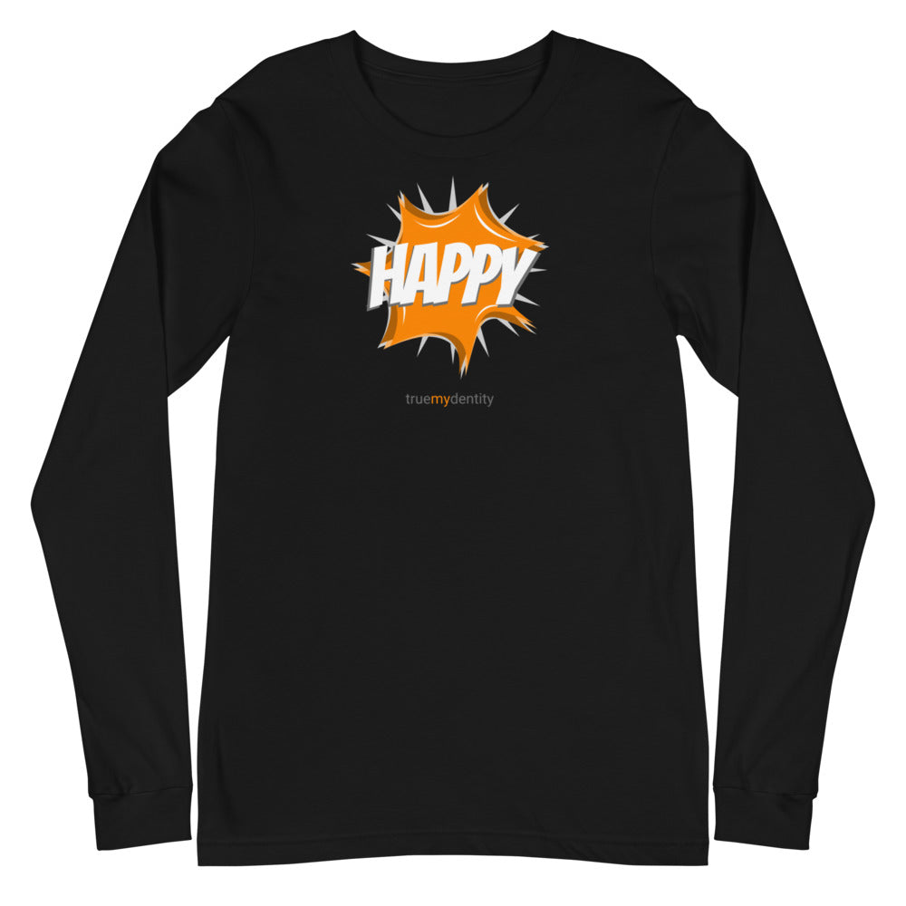 HAPPY Long Sleeve Shirt Action Design | Unisex