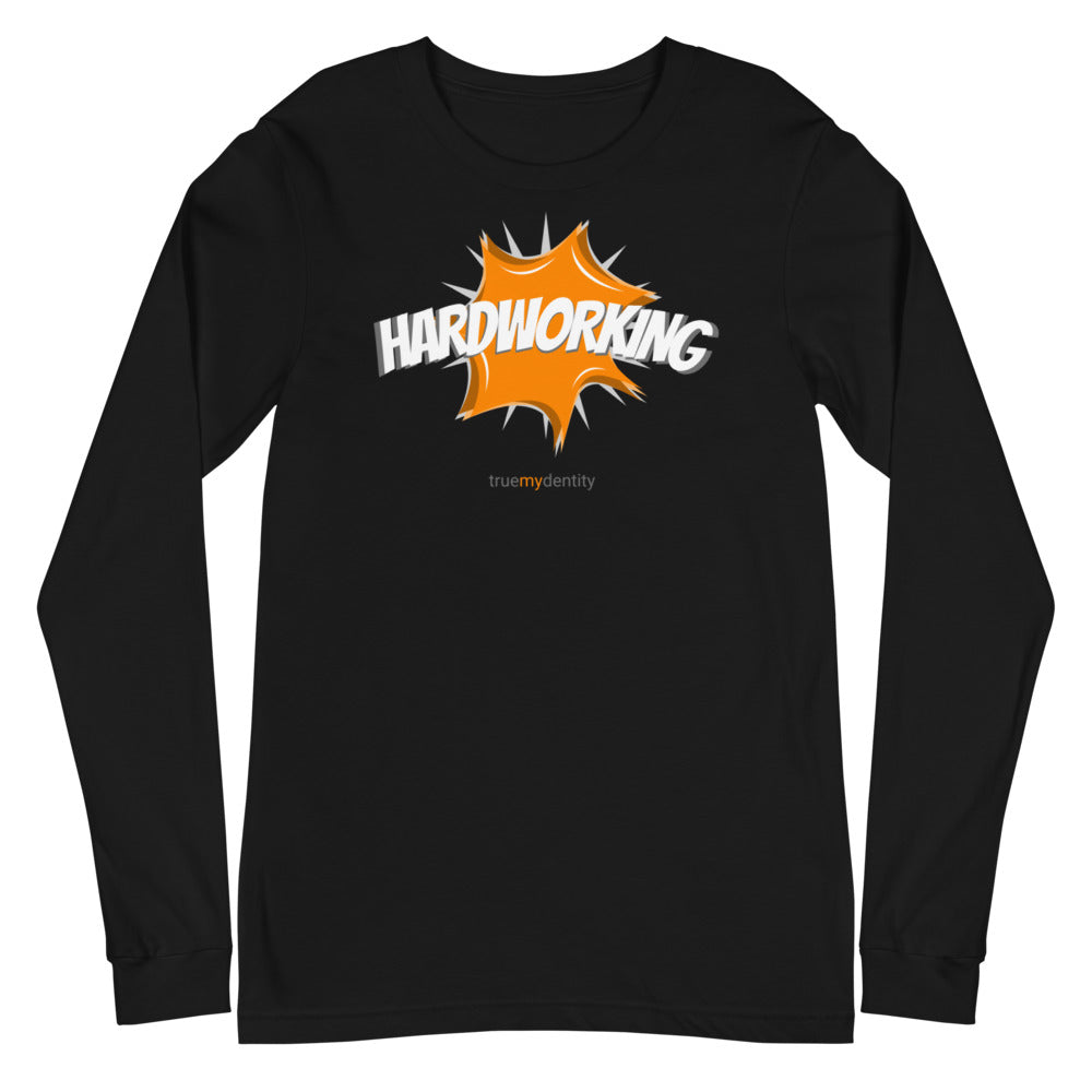HARDWORKING Long Sleeve Shirt Action Design | Unisex