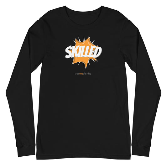 SKILLED Long Sleeve Shirt Action Design | Unisex