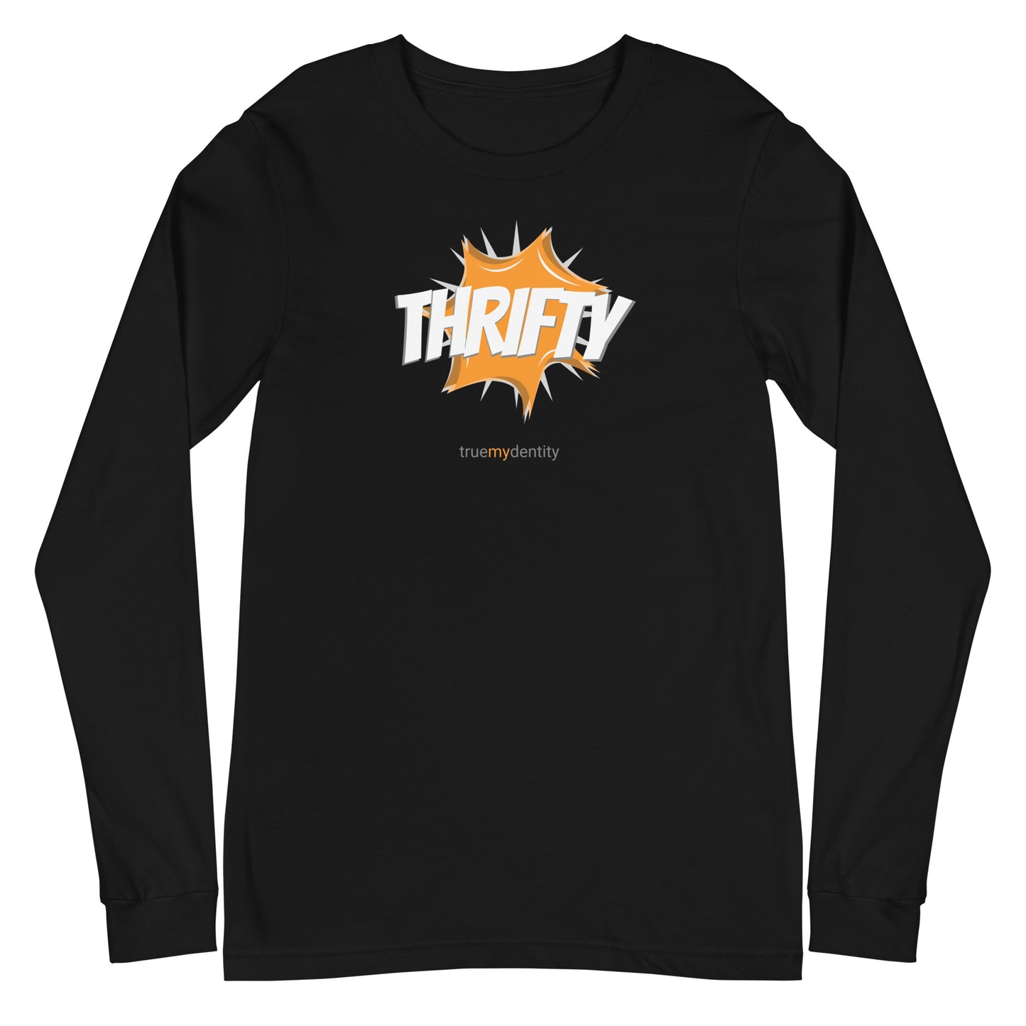 THRIFTY Long Sleeve Shirt Action Design | Unisex
