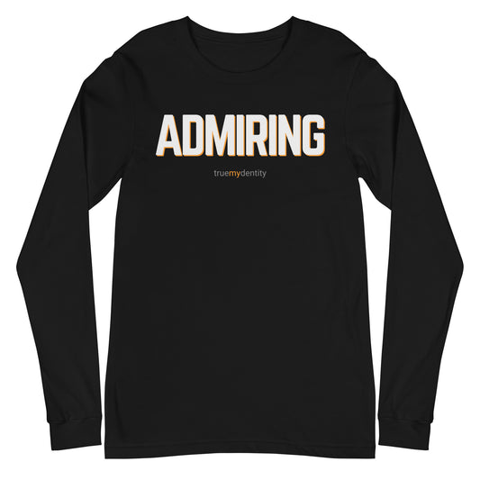 ADMIRING Long Sleeve Shirt Bold Design | Unisex