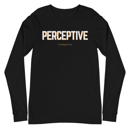 PERCEPTIVE Long Sleeve Shirt Bold Design | Unisex
