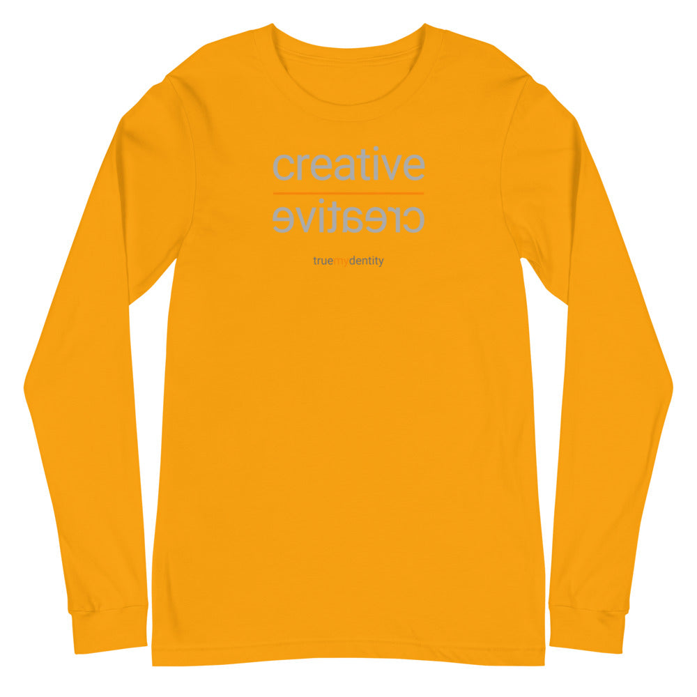 CREATIVE Long Sleeve Shirt Reflection Design | Unisex