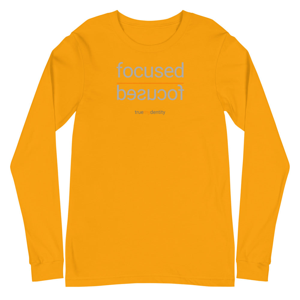 FOCUSED Long Sleeve Shirt Reflection Design | Unisex