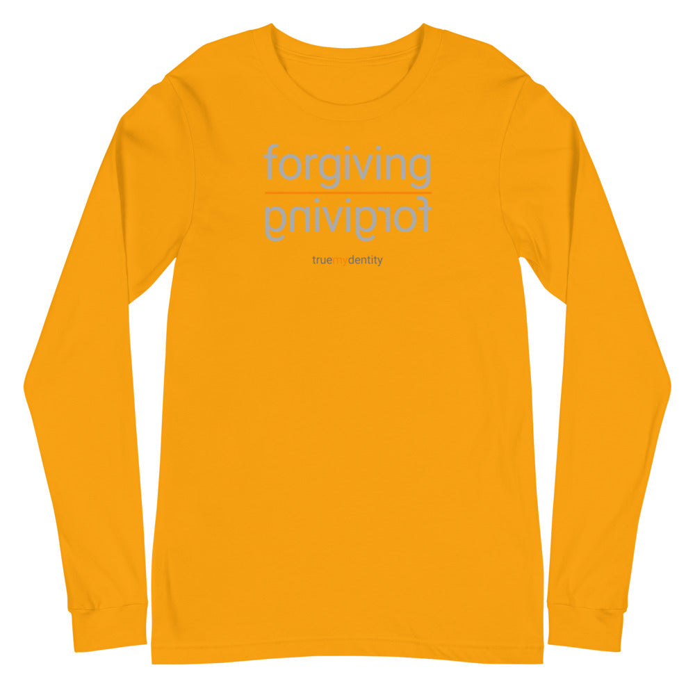 FORGIVING Long Sleeve Shirt Reflection Design | Unisex