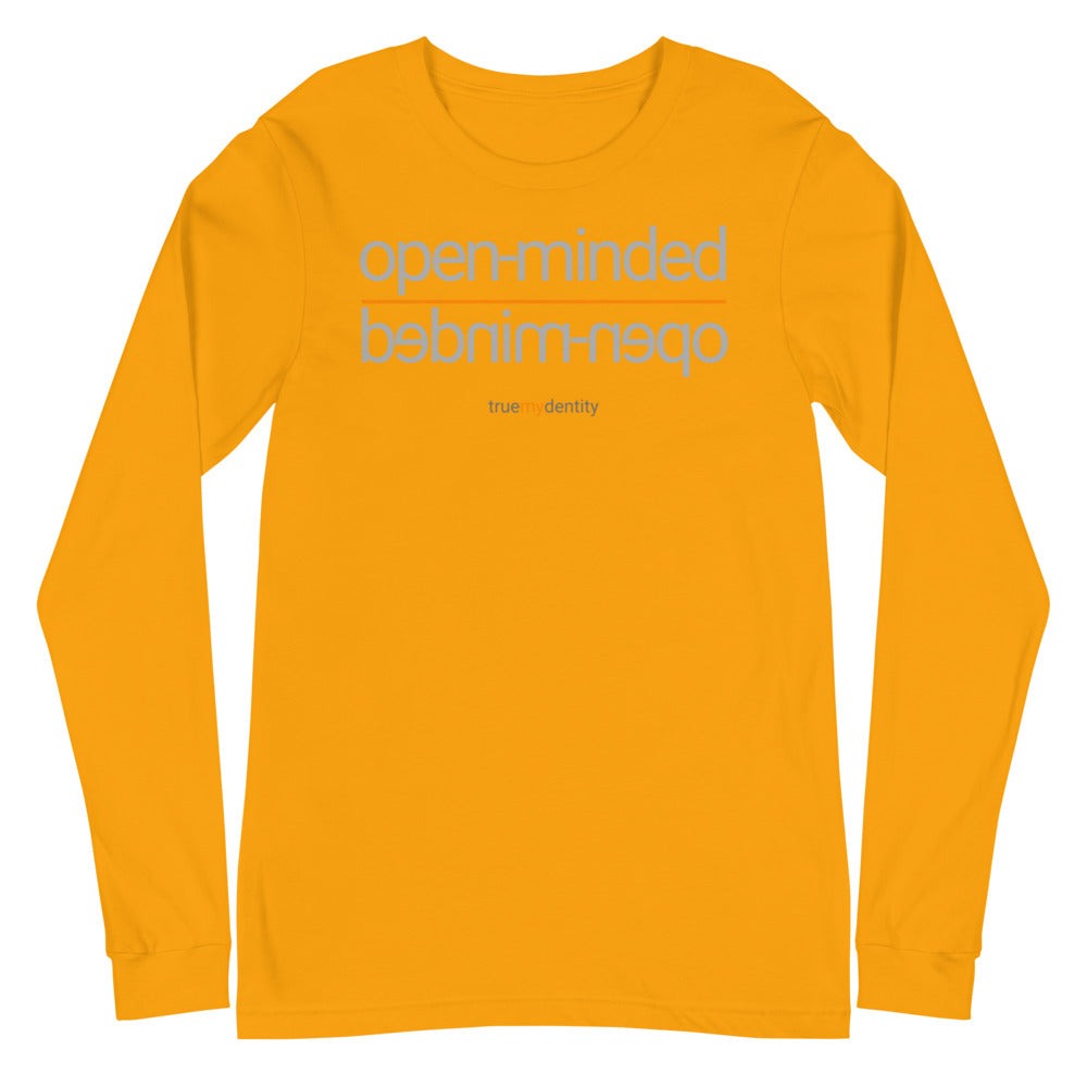 OPEN-MINDED Long Sleeve Shirt Reflection Design | Unisex