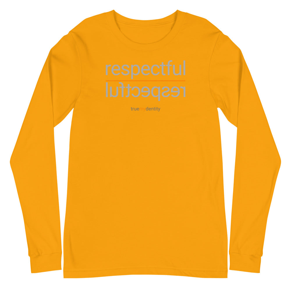 RESPECTFUL Long Sleeve Shirt Reflection Design | Unisex