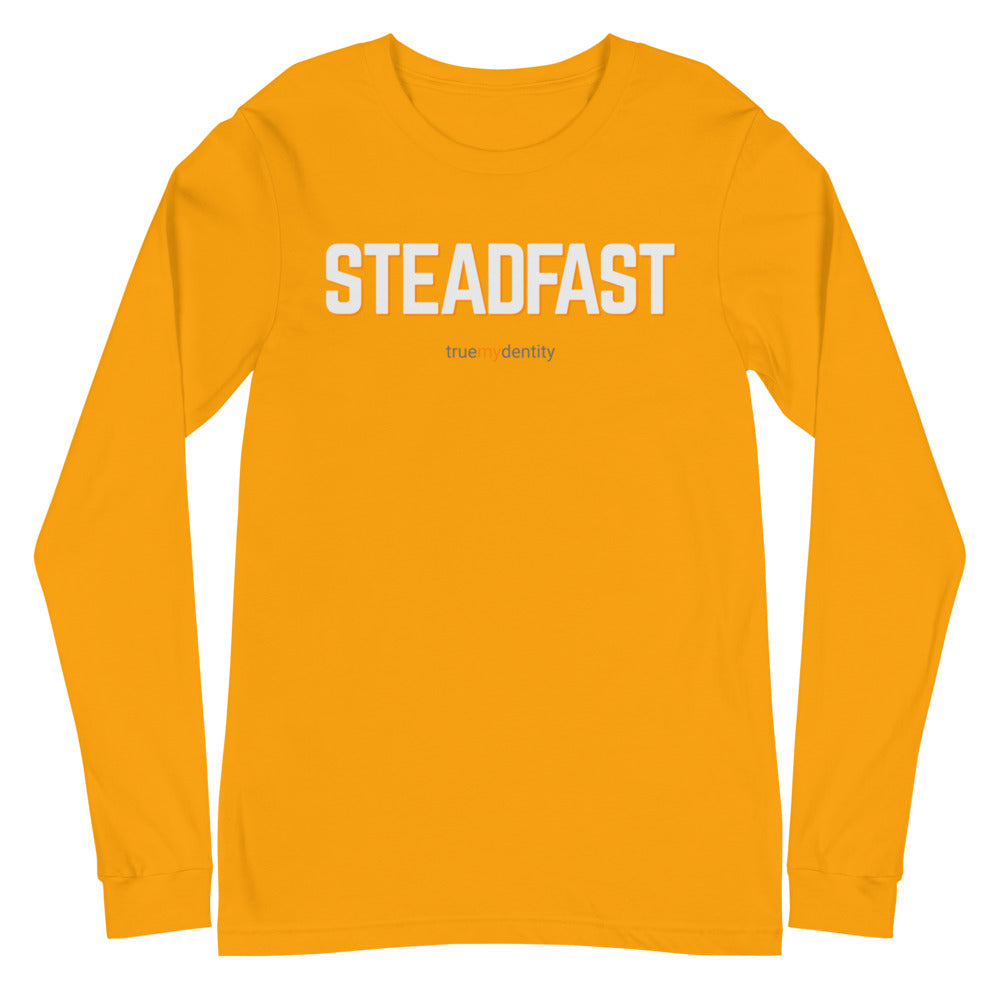 STEADFAST Long Sleeve Shirt Bold Design | Unisex