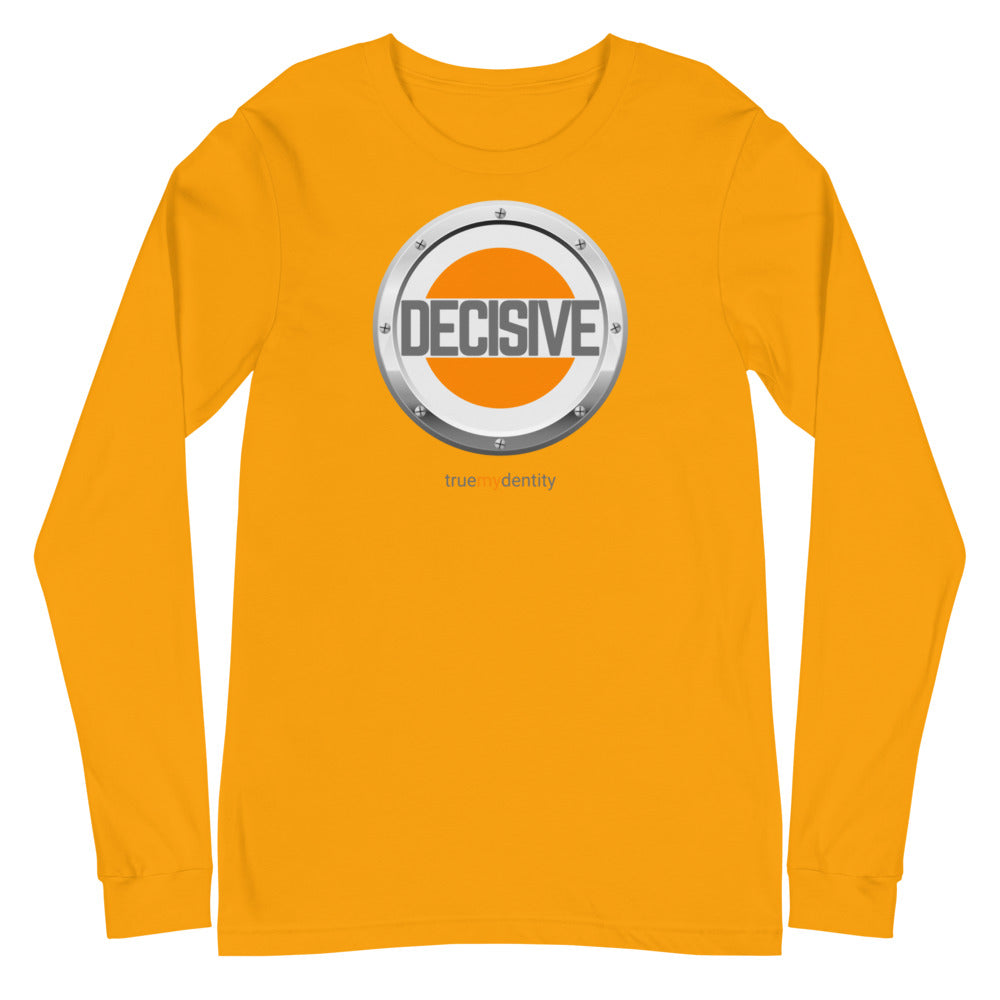 DECISIVE Long Sleeve Shirt Core Design | Unisex