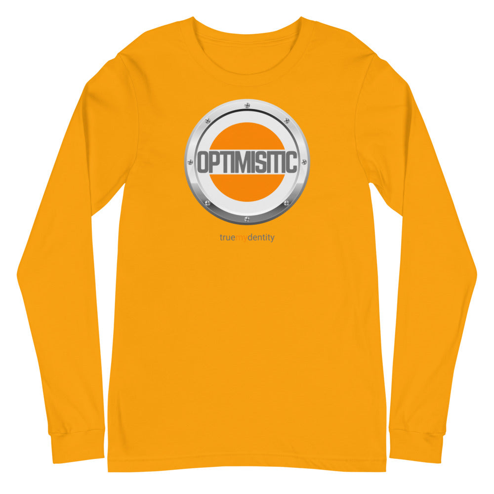 OPTIMISTIC Long Sleeve Shirt Core Design | Unisex
