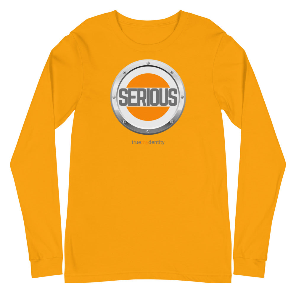 SERIOUS Long Sleeve Shirt Core Design | Unisex