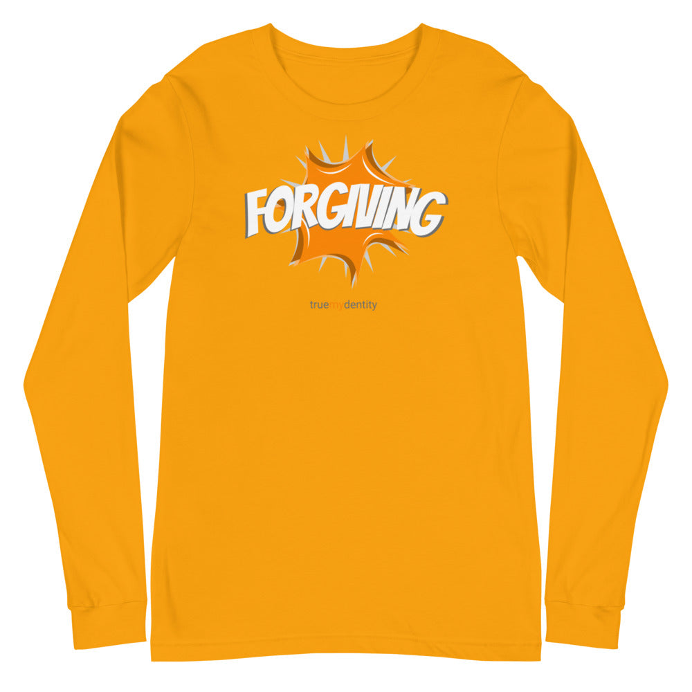 FORGIVING Long Sleeve Shirt Action Design | Unisex