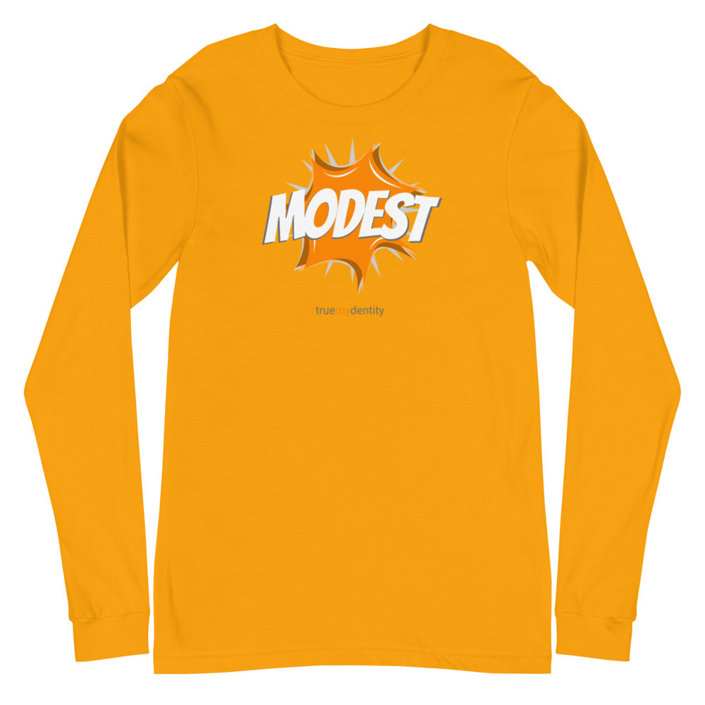 MODEST Long Sleeve Shirt Action Design | Unisex