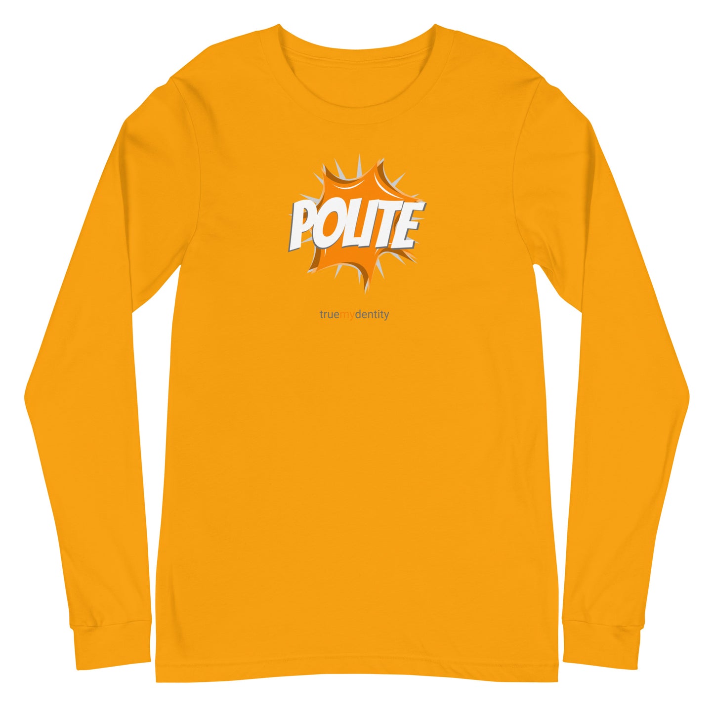 POLITE Long Sleeve Shirt Action Design | Unisex