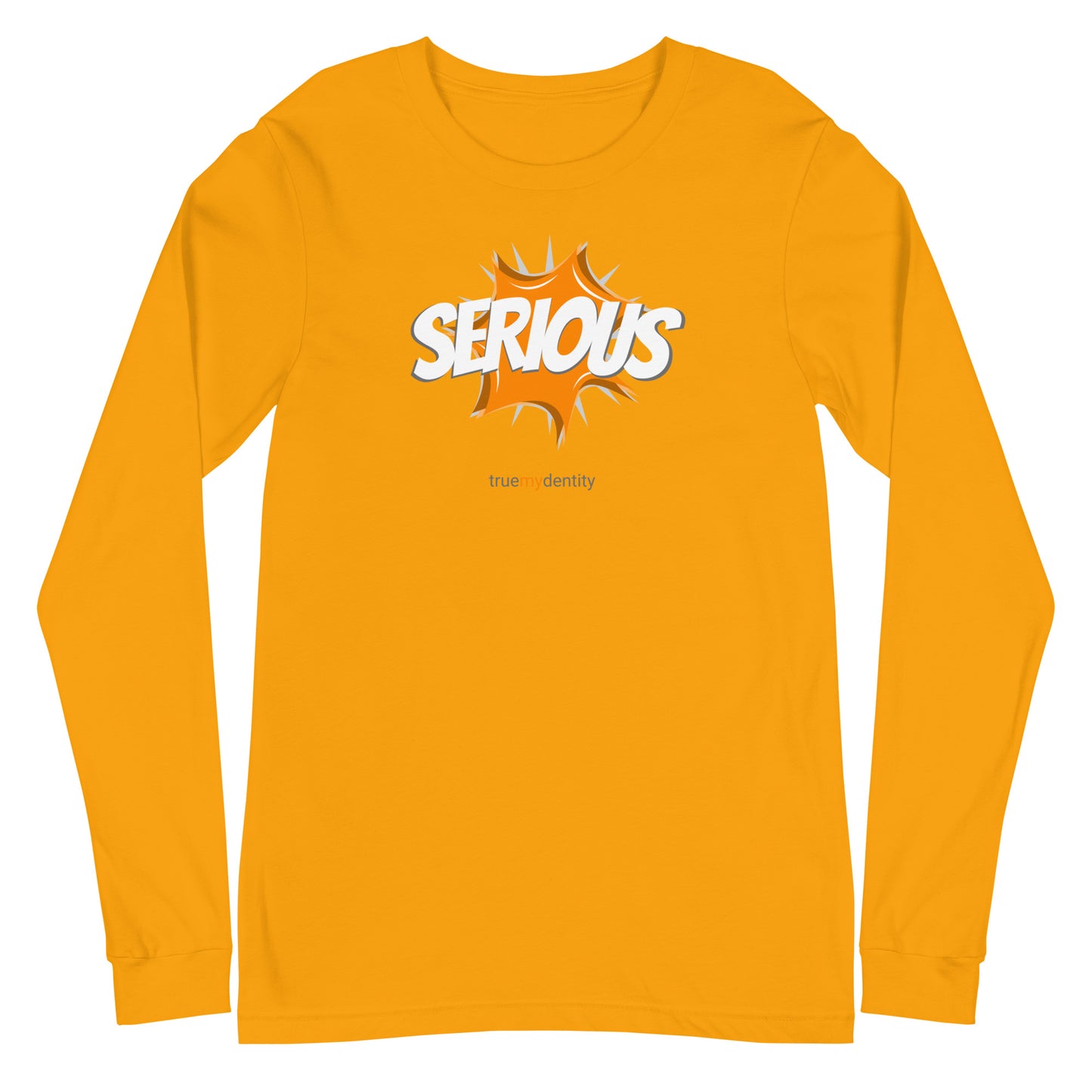 SERIOUS Long Sleeve Shirt Action Design | Unisex