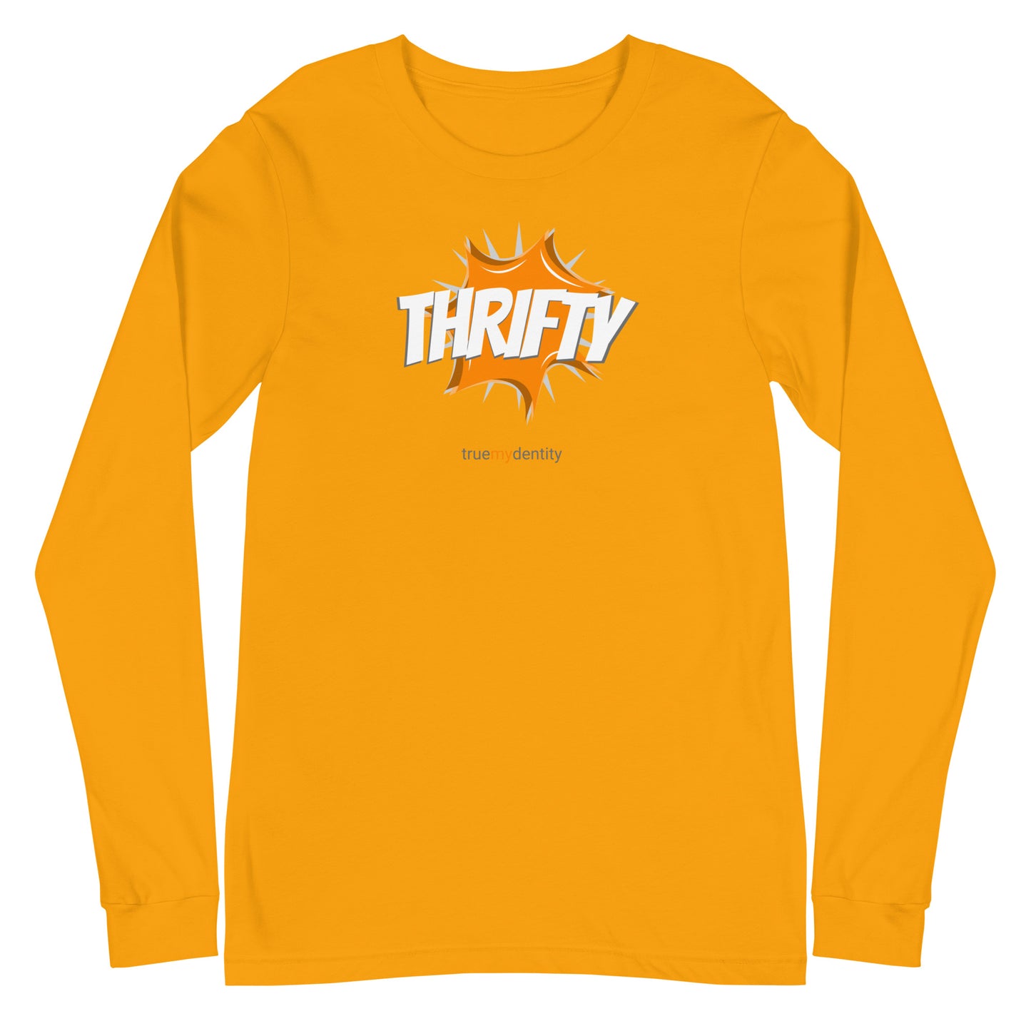 THRIFTY Long Sleeve Shirt Action Design | Unisex