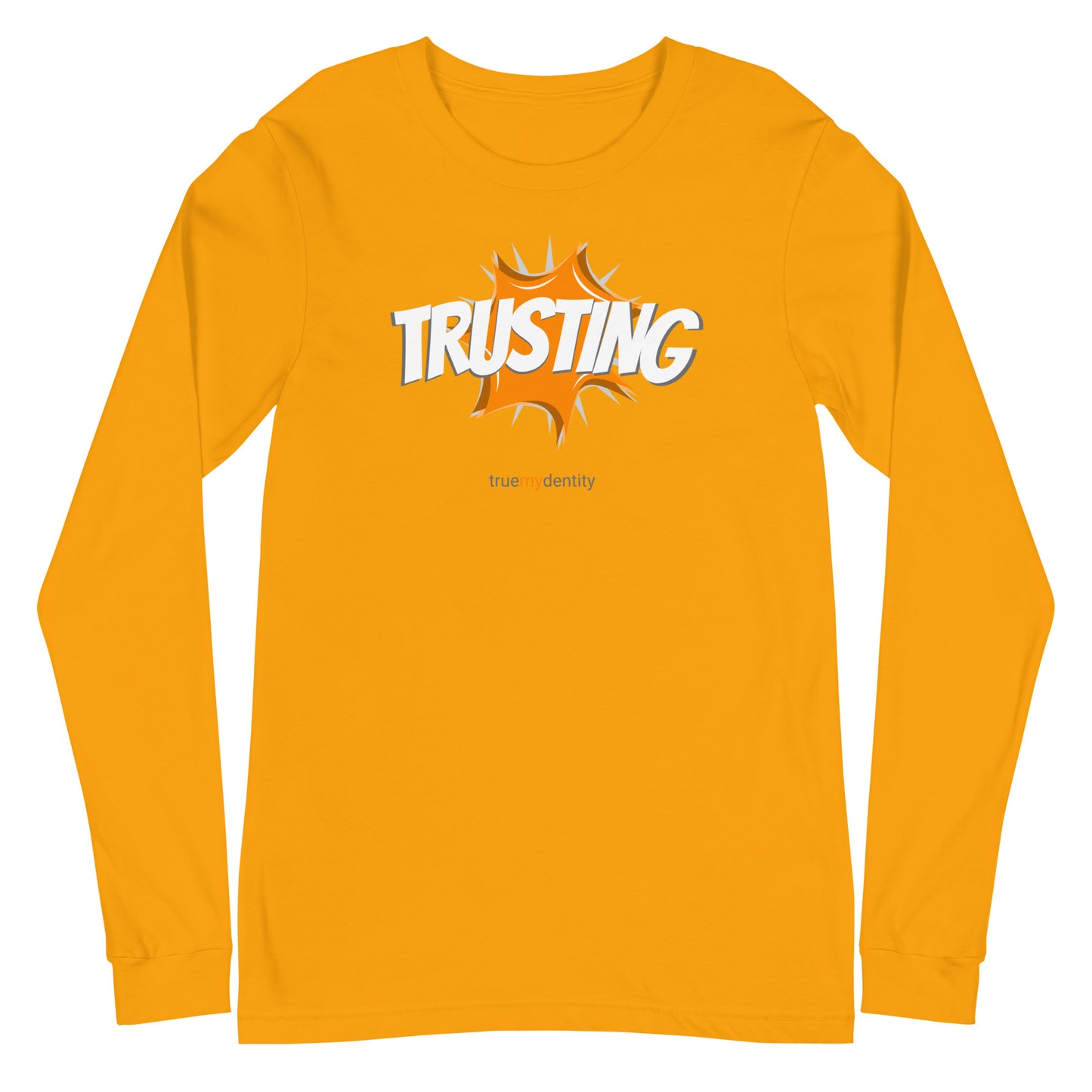 TRUSTING Long Sleeve Shirt Action Design | Unisex