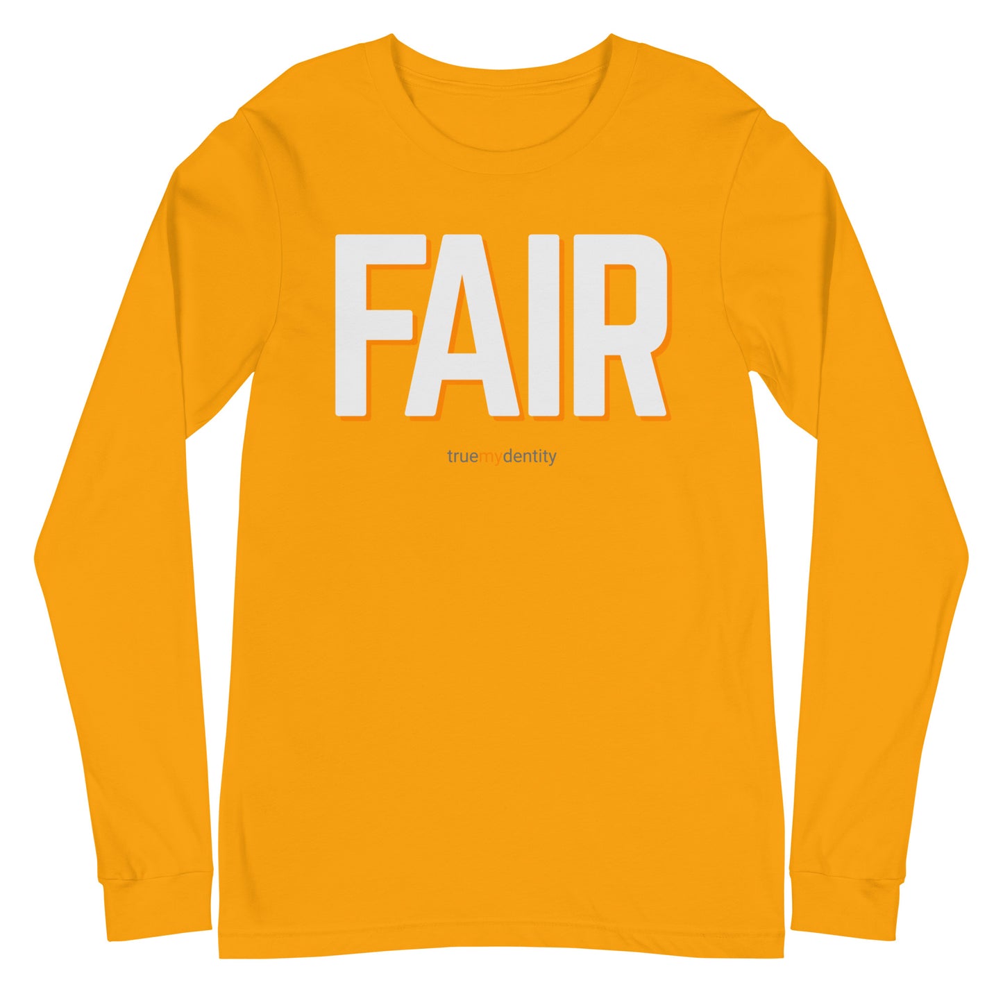 FAIR Long Sleeve Shirt Bold Design | Unisex