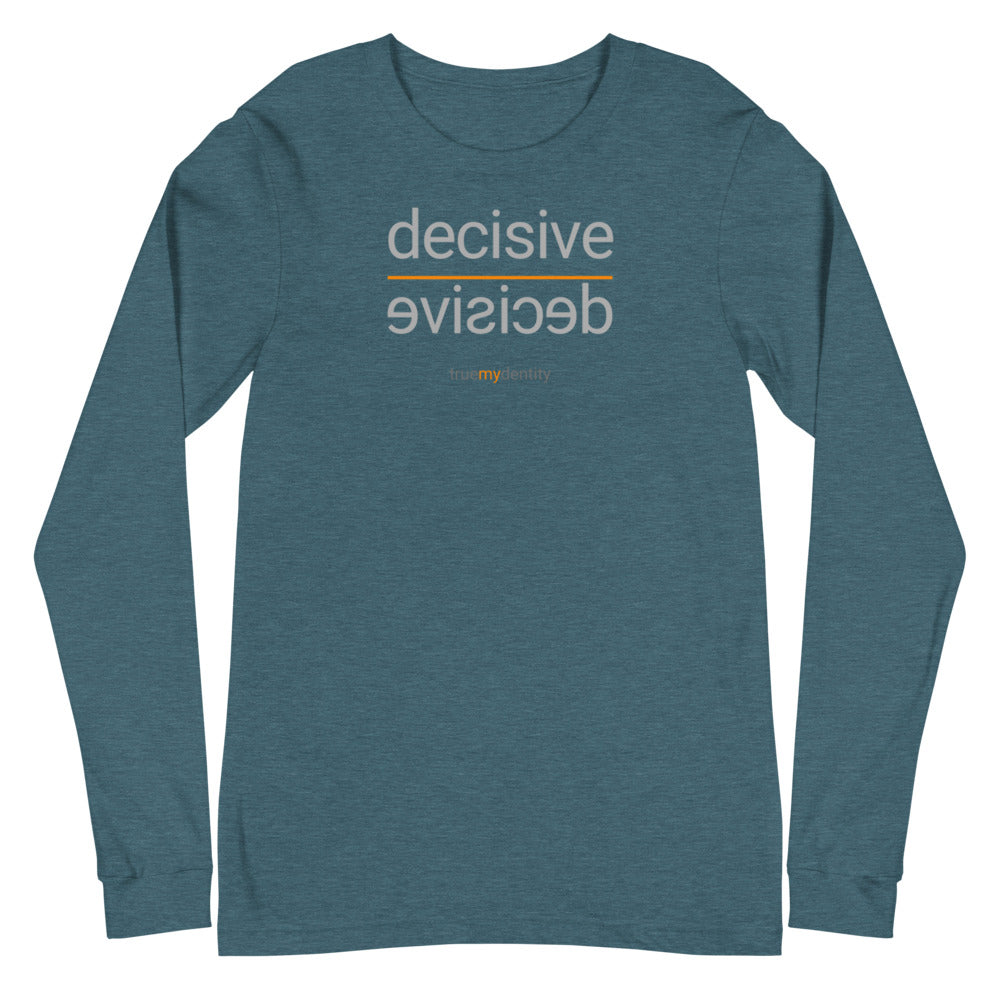 DECISIVE Long Sleeve Shirt Reflection Design | Unisex
