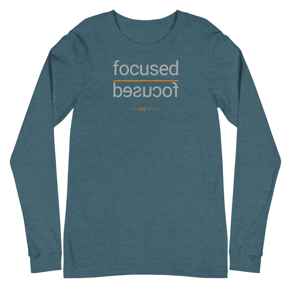 FOCUSED Long Sleeve Shirt Reflection Design | Unisex