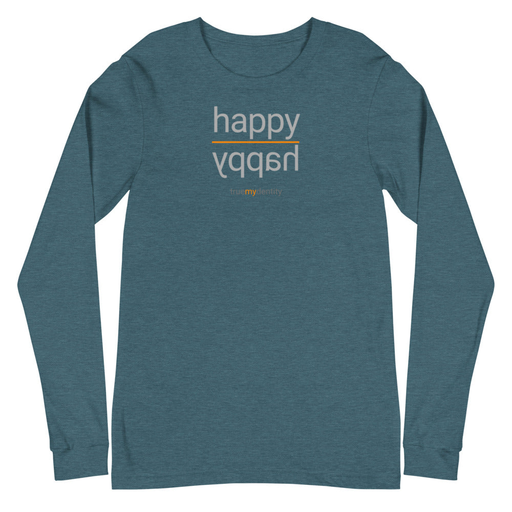 HAPPY Long Sleeve Shirt Reflection Design | Unisex