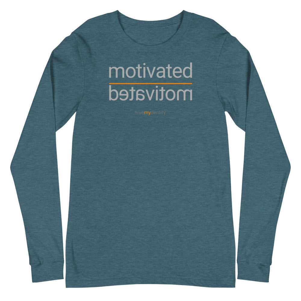 MOTIVATED Long Sleeve Shirt Reflection Design | Unisex