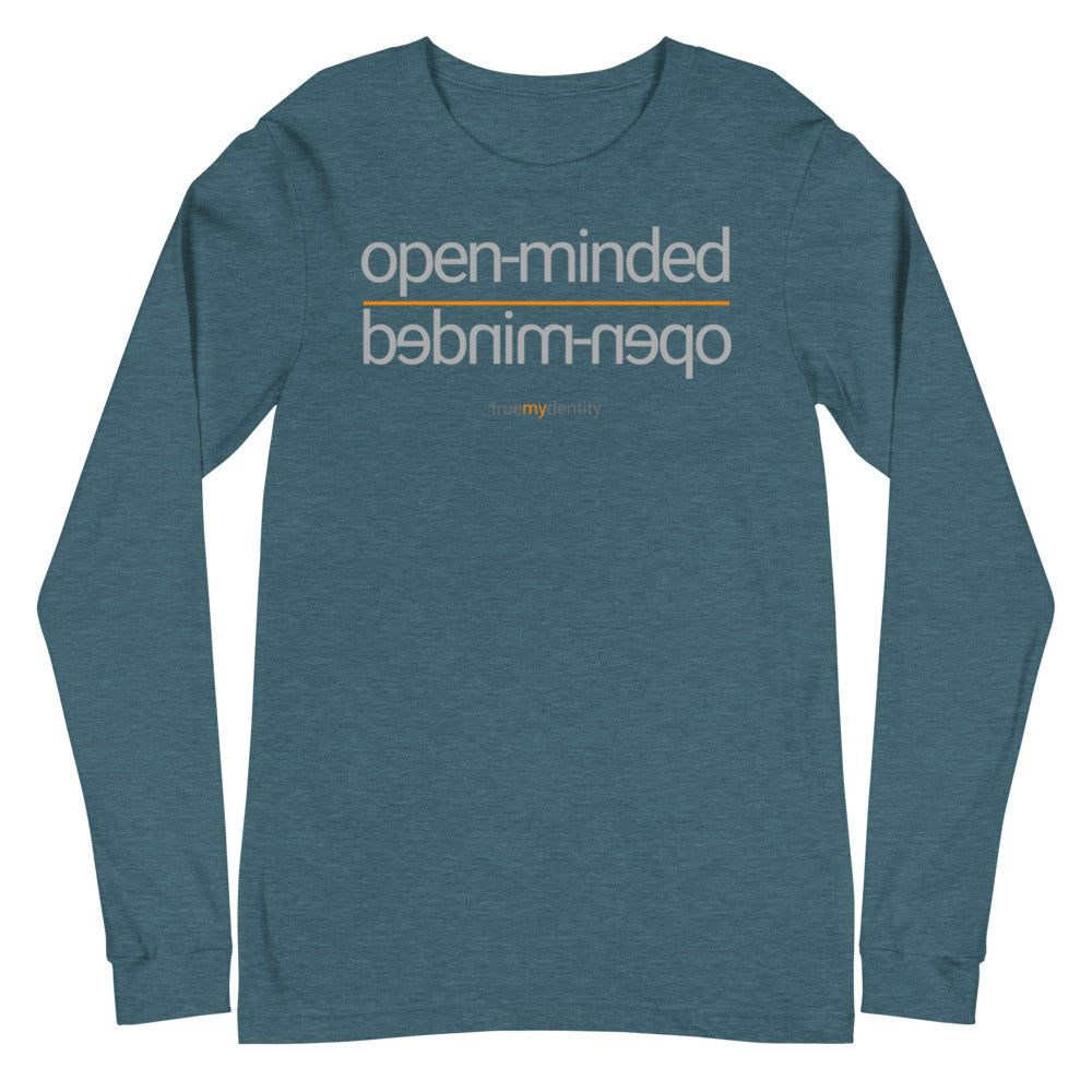 OPEN-MINDED Long Sleeve Shirt Reflection Design | Unisex