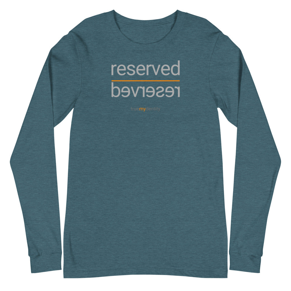 RESERVED Long Sleeve Shirt Reflection Design | Unisex