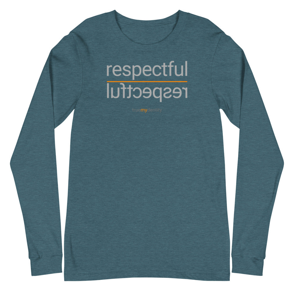 RESPECTFUL Long Sleeve Shirt Reflection Design | Unisex