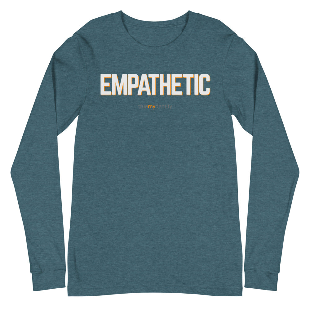 EMPATHETIC Long Sleeve Shirt Bold Design | Unisex