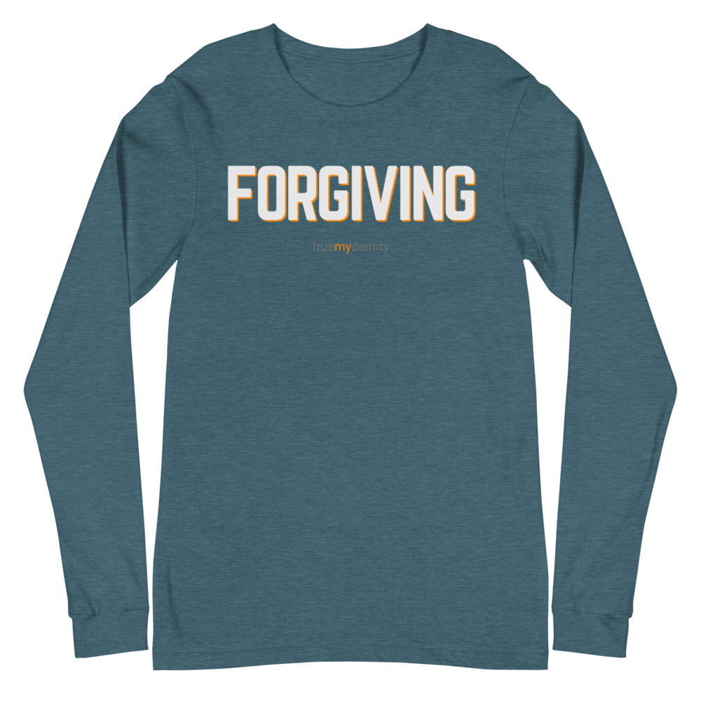 FORGIVING Long Sleeve Shirt Bold Design | Unisex