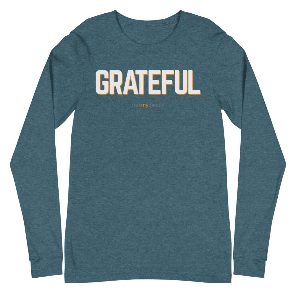 GRATEFUL Long Sleeve Shirt Bold Design | Unisex