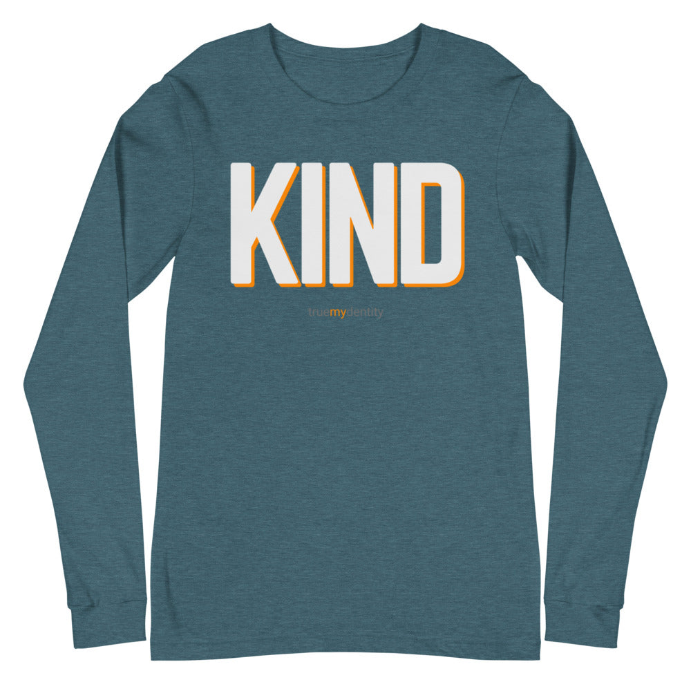 KIND Long Sleeve Shirt Bold Design | Unisex