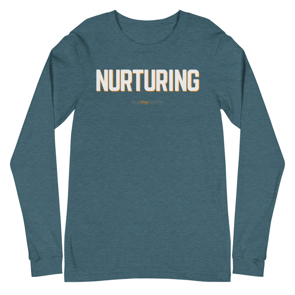 NURTURING Long Sleeve Shirt Bold Design | Unisex