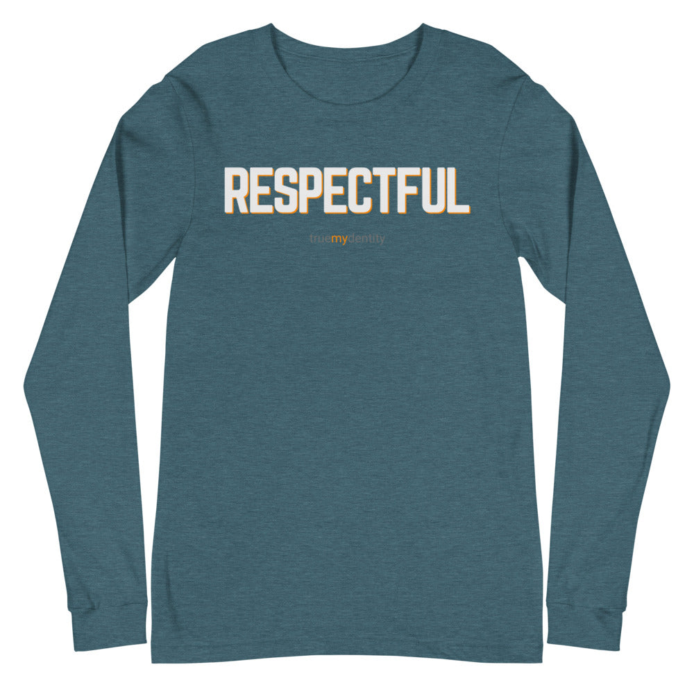 RESPECTFUL Long Sleeve Shirt Bold Design | Unisex