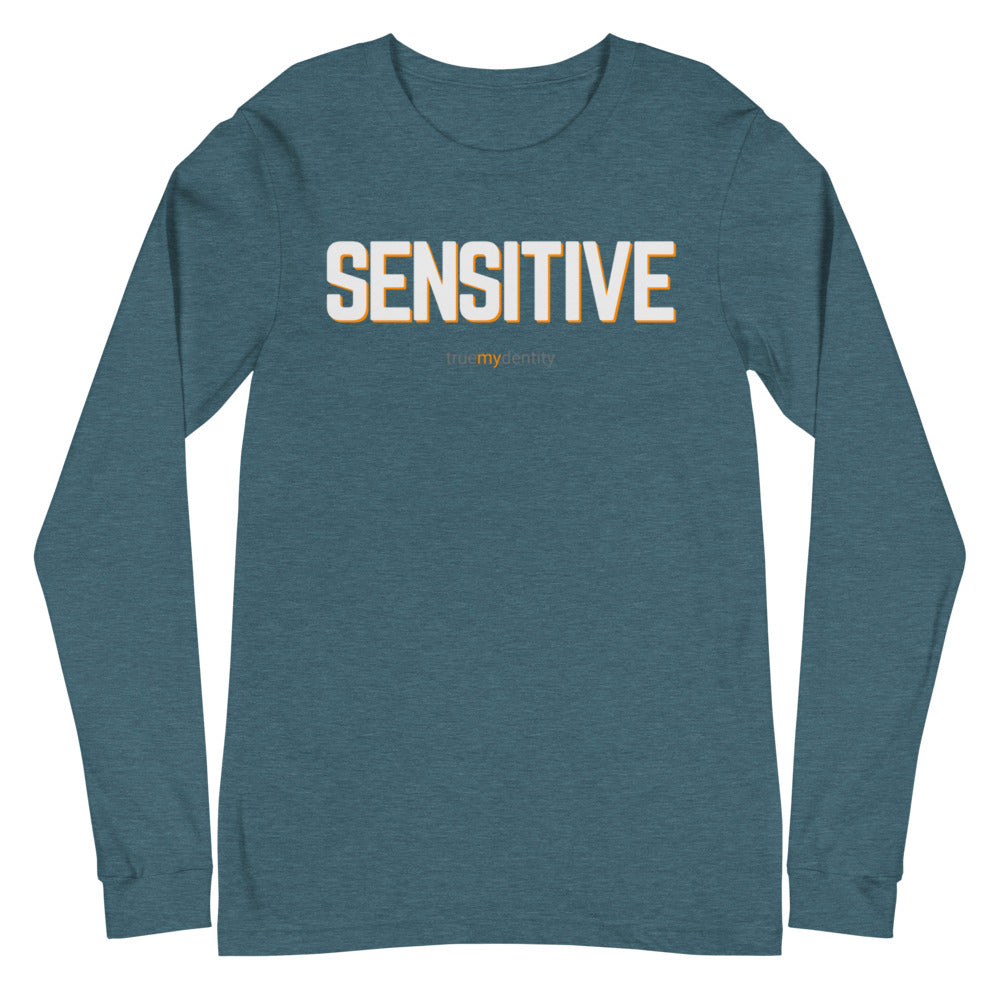 SENSITIVE Long Sleeve Shirt Bold Design | Unisex