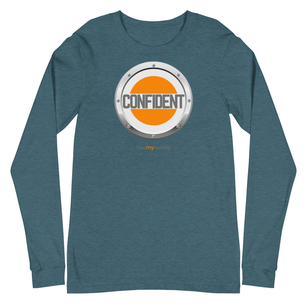 CONFIDENT Long Sleeve Shirt Core Design | Unisex