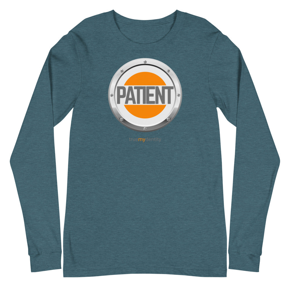 PATIENT Long Sleeve Shirt Core Design | Unisex