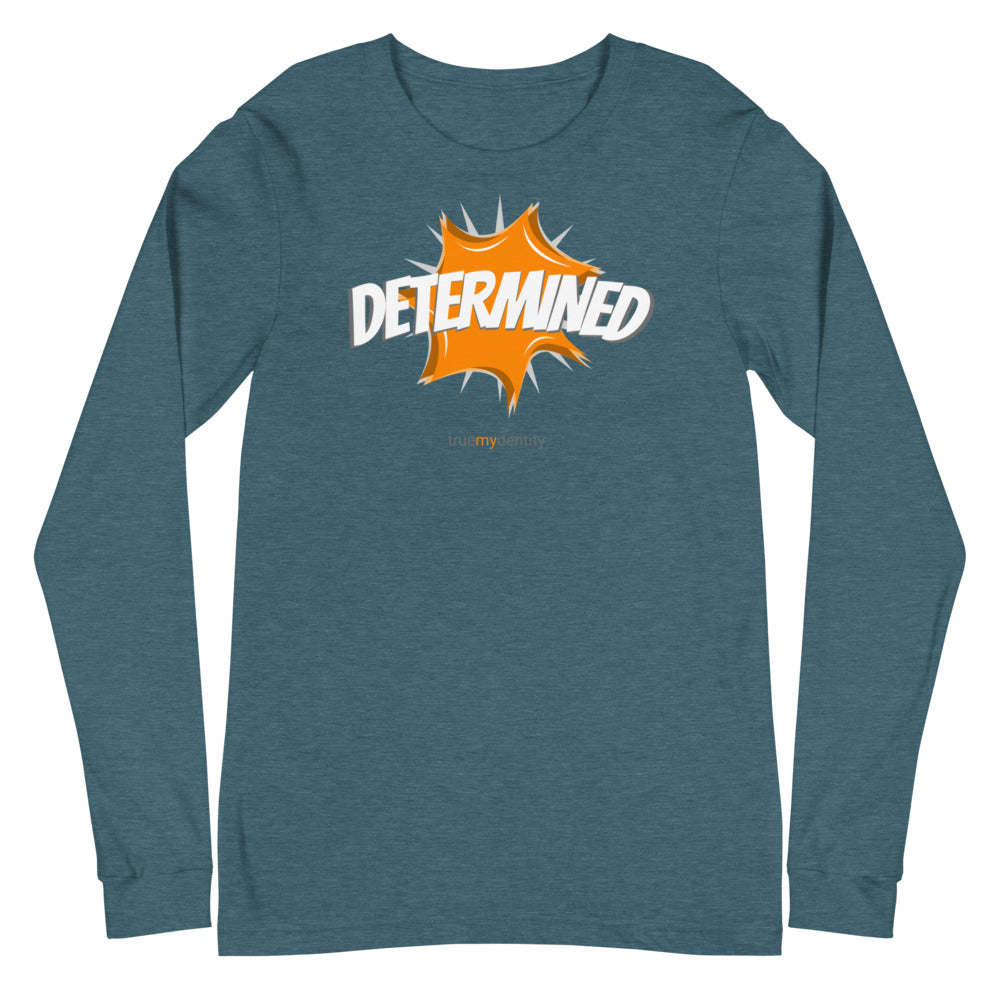 DETERMINED Long Sleeve Shirt Action Design | Unisex