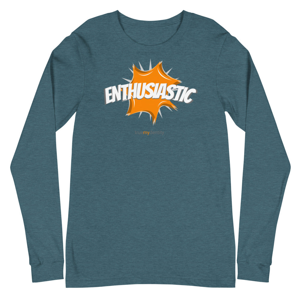 ENTHUSIASTIC Long Sleeve Shirt Action Design | Unisex
