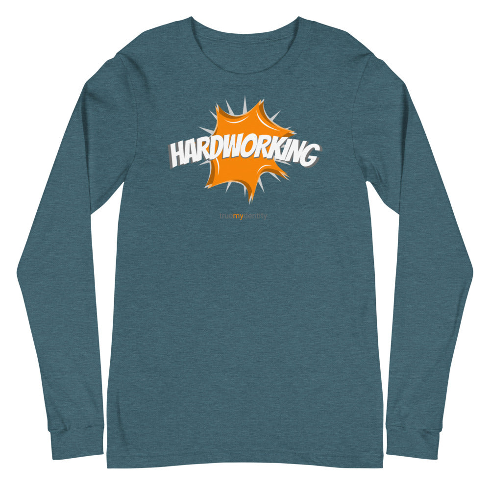 HARDWORKING Long Sleeve Shirt Action Design | Unisex