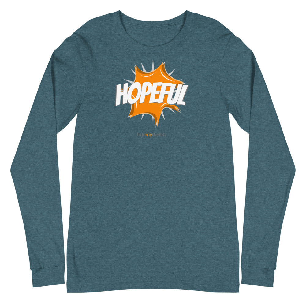 HOPEFUL Long Sleeve Shirt Action Design | Unisex